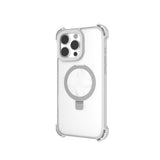 Apple iPhone 16 Pro Kılıf M-safe Şarj Özellikli Raptic Dual Serisi Şeffaf Standlı Kapak