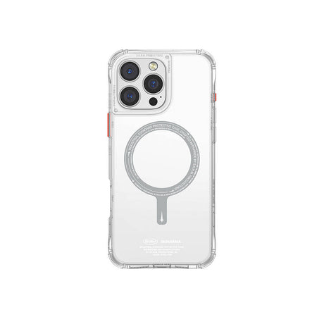Apple iPhone 16 Pro Kılıf M-safe Şarj Özellikli Şeffaf Airbag Tasarımlı Skinarma Saido Kapak
