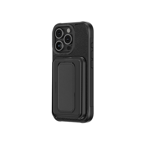 Apple iPhone 16 Pro Kılıf M-safe Şarj Özellikli Standlı Kartlıklı Set Amazingthing Glamour Luxe Serisi Kapak