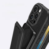 Apple iPhone 16 Pro Kılıf M-safe Şarj Özellikli Standlı Kartlıklı Set Amazingthing Glamour Luxe Serisi Kapak