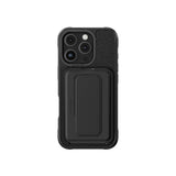 Apple iPhone 16 Pro Kılıf M-safe Şarj Özellikli Standlı Kartlıklı Set Amazingthing Glamour Luxe Serisi Kapak
