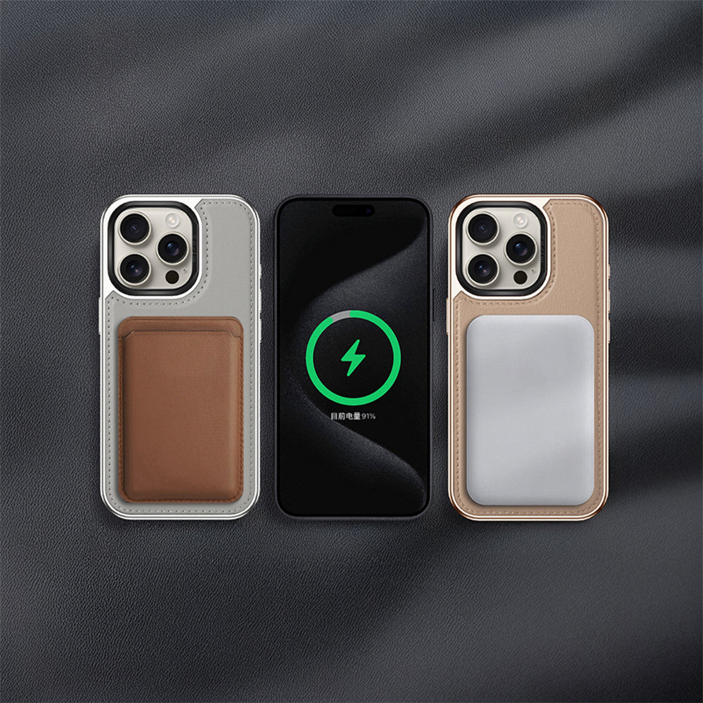 Apple iPhone 16 Pro Kılıf M-safe Şarj Özellikli Standlı Leto Kapak