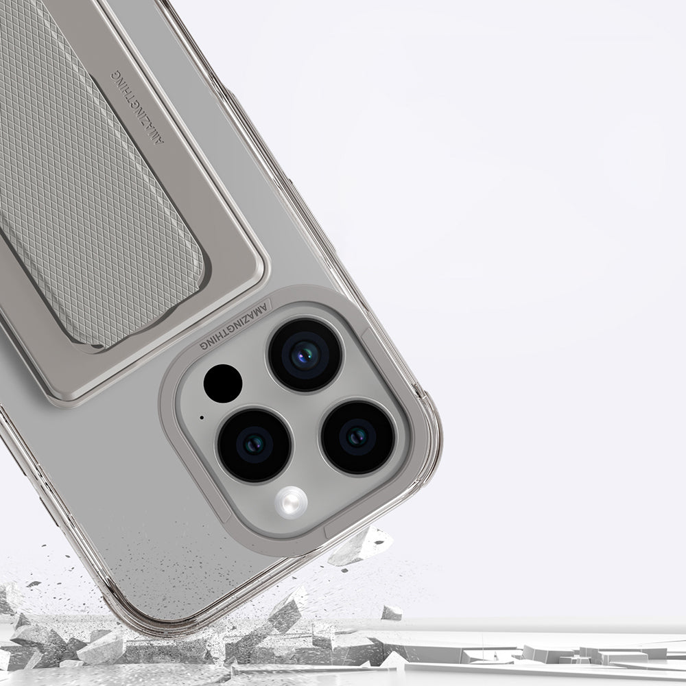 Apple iPhone 16 Pro Kılıf M-safe Şarj Özellikli Standlı Set Amazingthing Omni Adventure Serisi Kapak