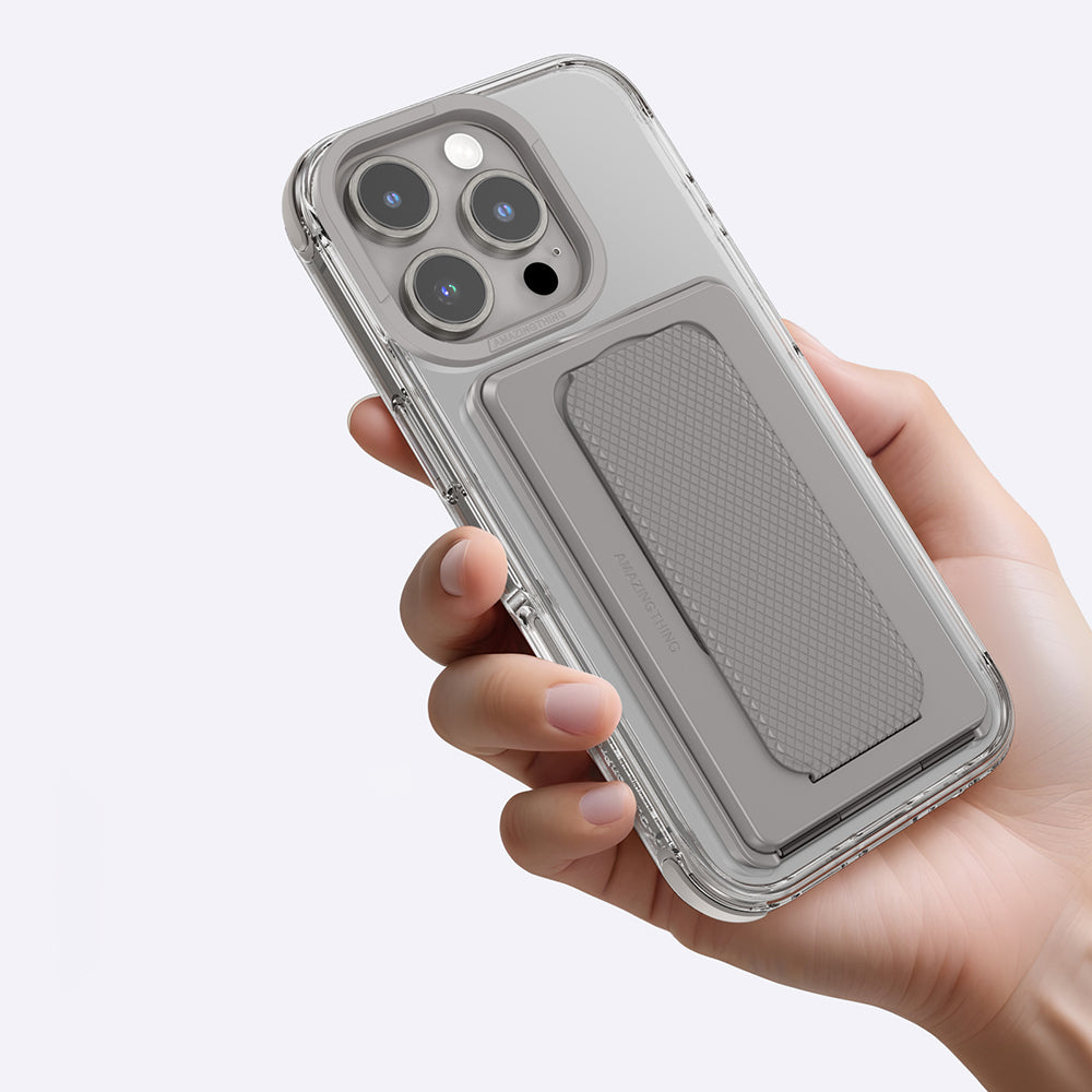 Apple iPhone 16 Pro Kılıf M-safe Şarj Özellikli Standlı Set Amazingthing Omni Adventure Serisi Kapak