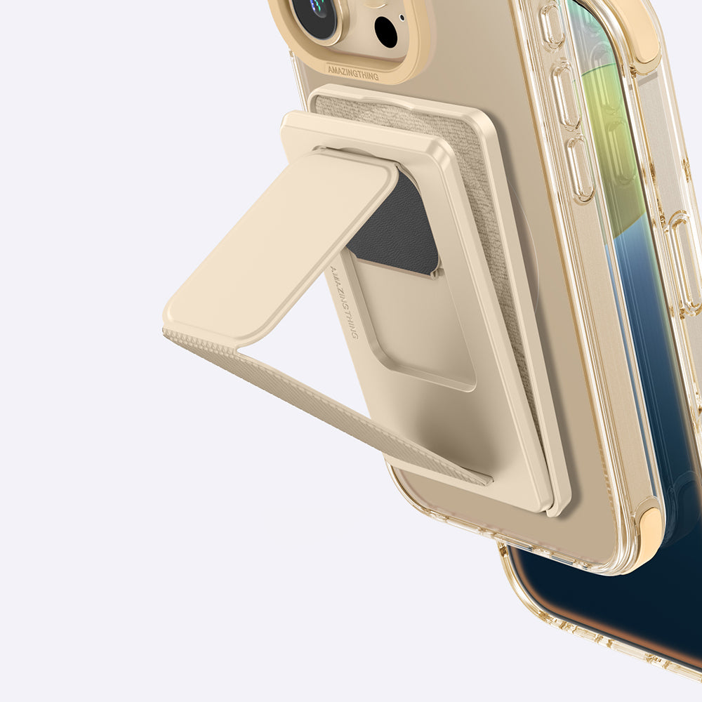 Apple iPhone 16 Pro Kılıf M-safe Şarj Özellikli Standlı Set Amazingthing Omni Adventure Serisi Kapak