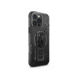 Apple iPhone 16 Pro Kılıf M-safe Şarj Özellikli Teknoloji Desenli Standlı Skinarma Helio Kapak