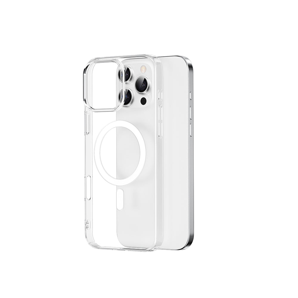 Apple iPhone 16 Pro Kılıf M-safe Şarj Özellikli Wiwu YXK-207 Invisible Pro Sert PC Kapak