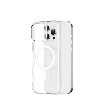 Apple iPhone 16 Pro Kılıf M-safe Şarj Özellikli Wiwu YXK-207 Invisible Pro Sert PC Kapak