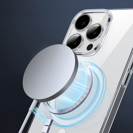 Apple iPhone 16 Pro Kılıf M-safe Şarj Özellikli Wiwu YXK-207 Invisible Pro Sert PC Kapak
