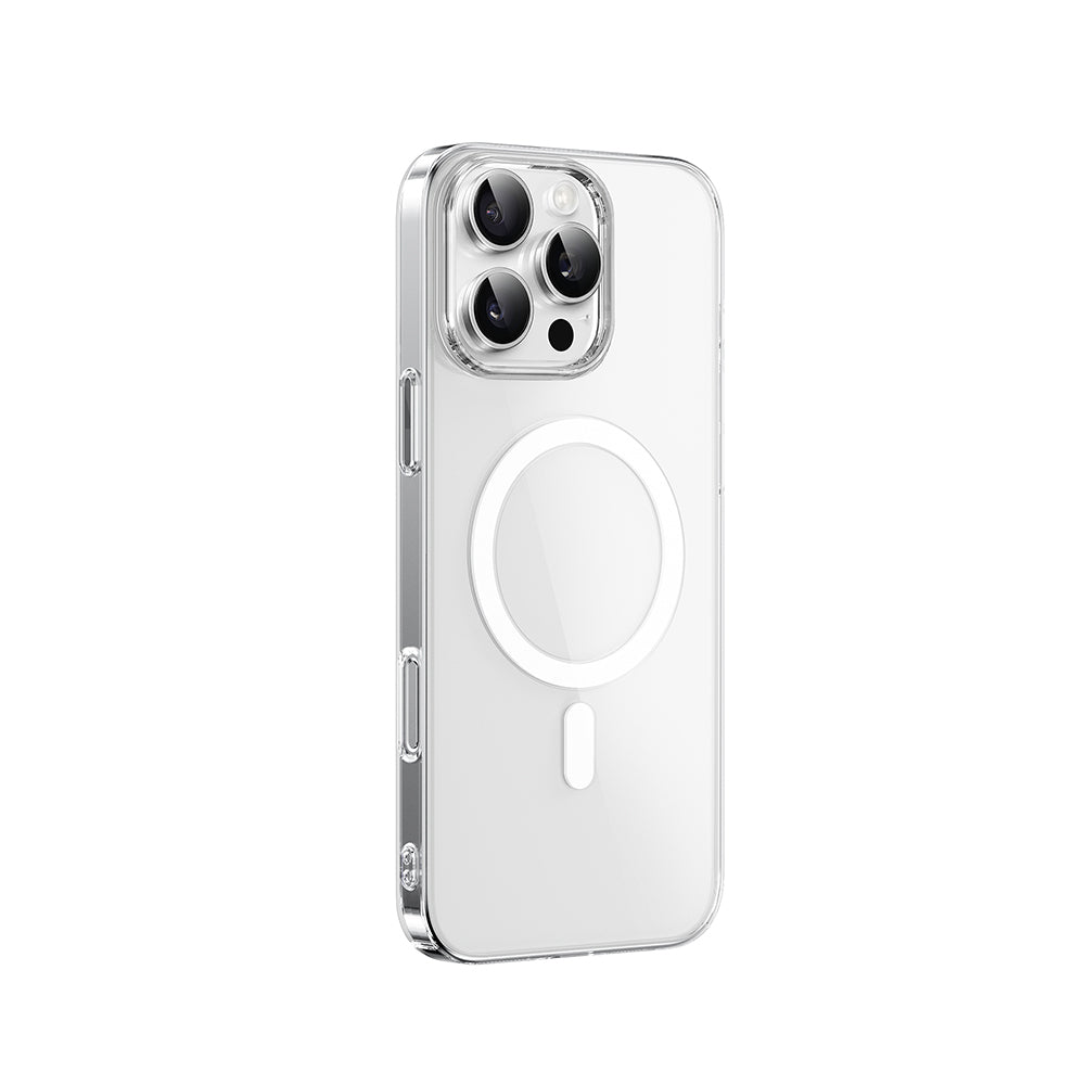 Apple iPhone 16 Pro Kılıf M-safe Şarj Özellikli Wiwu YXK-207 Invisible Pro Sert PC Kapak