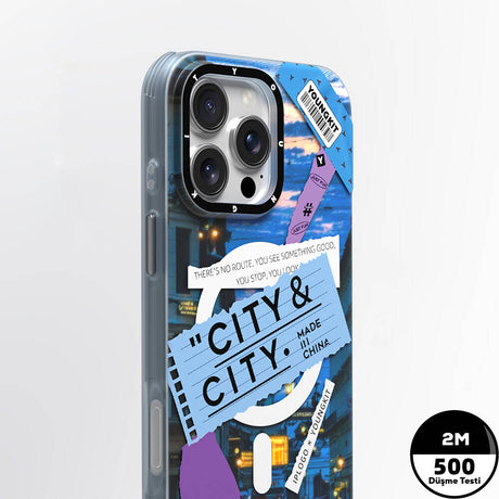 Apple iPhone 16 Pro Kılıf M-safe Şarj Özellikli Youngkit A-City Serisi Kapak