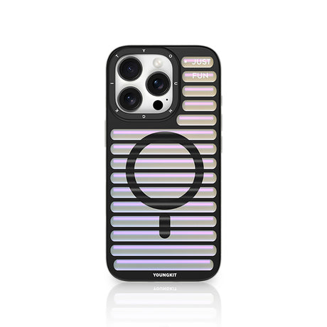 Apple iPhone 16 Pro Kılıf M-safe Şarj Özellikli Youngkit Geek Serisi Kapak