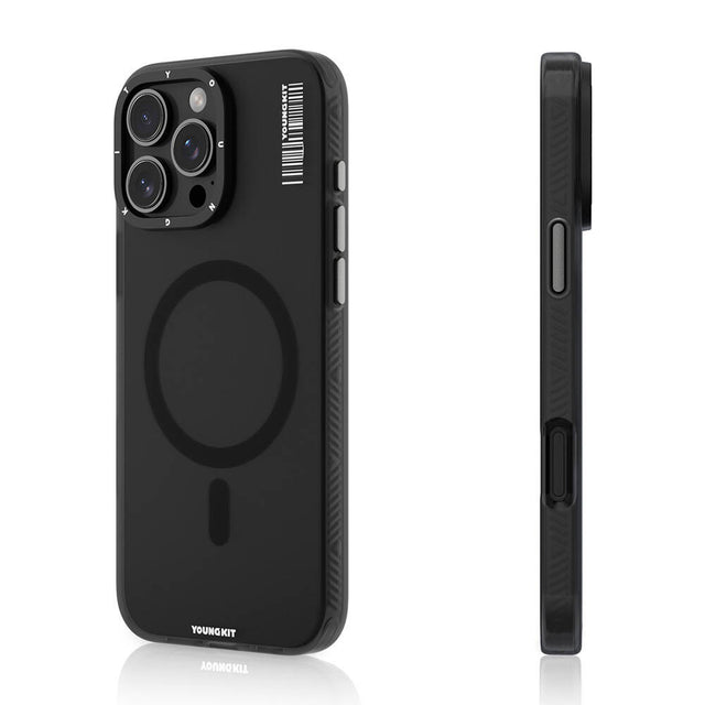 Apple iPhone 16 Pro Kılıf M-safe Şarj Özellikli Youngkit Hidden Sand Serisi Kapak