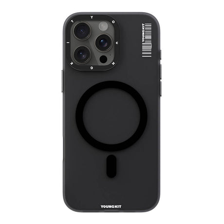 Apple iPhone 16 Pro Kılıf M-safe Şarj Özellikli Youngkit Hidden Sand Serisi Kapak