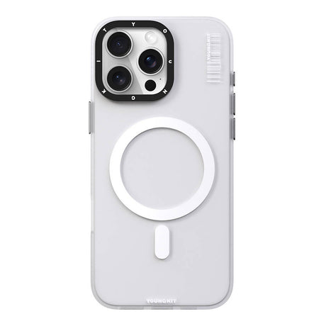 Apple iPhone 16 Pro Kılıf M-safe Şarj Özellikli Youngkit Hidden Sand Serisi Kapak