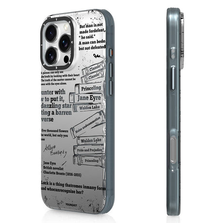 Apple iPhone 16 Pro Kılıf M-safe Şarj Özellikli Youngkit Literary Serisi Classic Kapak