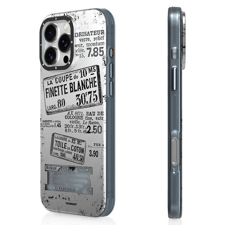 Apple iPhone 16 Pro Kılıf M-safe Şarj Özellikli Youngkit Literary Serisi Retro Magz Kapak