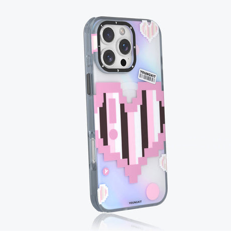 Apple iPhone 16 Pro Kılıf M-safe Şarj Özellikli Youngkit Love Serisi Kapak