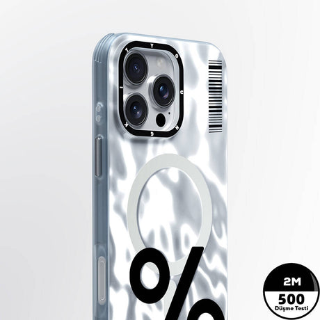Apple iPhone 16 Pro Kılıf M-safe Şarj Özellikli Youngkit Mathematical Serisi Kapak