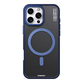 Apple iPhone 16 Pro Kılıf M-safe Şarj Özellikli Youngkit Rock Sand Serisi Kapak