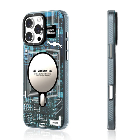 Apple iPhone 16 Pro Kılıf M-safe Şarj Özellikli Youngkit Technology Serisi Kapak