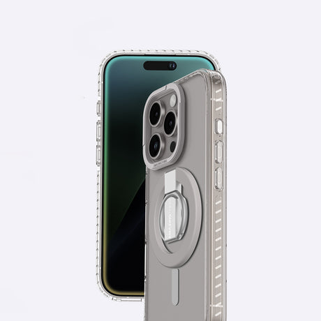 Apple iPhone 16 Pro Kılıf M-safe Şarj Özellikli Yüzük Standlı Amazingthing Titan Pro Serisi Kapak