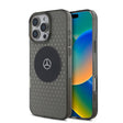 Apple iPhone 16 Pro Kılıf Mercedes Benz Orjinal Lisanslı M-safe Şarj Özellikli Yıldız Desenli Transparan Kapak