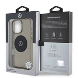 Apple iPhone 16 Pro Kılıf Mercedes Benz Orjinal Lisanslı M-safe Şarj Özellikli Yıldız Desenli Transparan Kapak