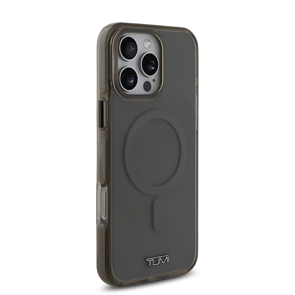 Apple iPhone 16 Pro Kılıf TUMI Orjinal Lisanslı M-safe Şarj Özellikli Airbagli Transparan Kapak
