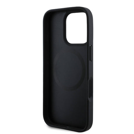 Apple iPhone 16 Pro Kılıf U.S. Polo Assn. Orjinal Lisanslı M-safe Şarj Özellikli Circle ve Double Horse Logolu Deri Kapak