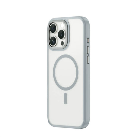 Apple iPhone 16 Pro Kılıf Wiwu FGG-012 ArmorPro Serisi M-safe Şarj Özellikli Parmak İzi Bırakmayan Kılıf