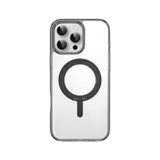 Apple iPhone 16 Pro Kılıf Wiwu MCC-201 iShield Ultra Serisi M-safe Şarj Özellikli Standlı Crystal Sert PC Kapak