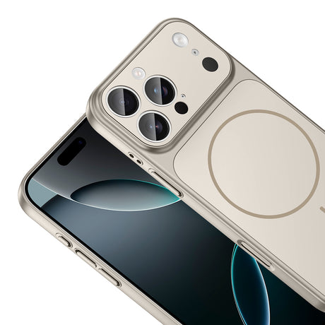 Apple iPhone 16 Pro Kılıf Zore M-Safe Şarj Özellikli Kamera Korumalı Formen Kapak