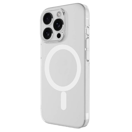 Apple iPhone 16 Pro Kılıf Zore M-safe Şarj Özellikli Şeffaf Tek Kamera Çerçeveli Porto Kapak