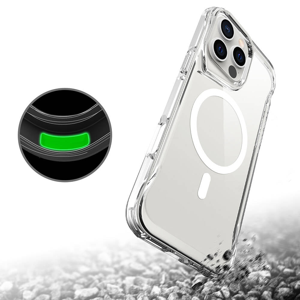 Apple iPhone 16 Pro Kılıf Zore M-safe Şarj Özellikli T-Max M-safe Kapak