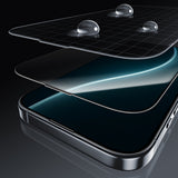 Apple iPhone 16 Pro Max Benks Glass Warrior HD 0.3mm Ultra İnce 0.9mm Kenarları Güçlendirilmiş Cam Ekran Koruyucu + Kolay Uygulama Aparatlı