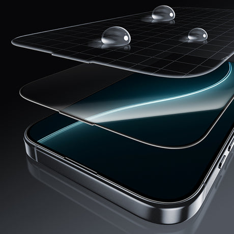 Apple iPhone 16 Pro Max Benks Glass Warrior HD 0.3mm Ultra İnce 0.9mm Kenarları Güçlendirilmiş Cam Ekran Koruyucu + Kolay Uygulama Aparatlı
