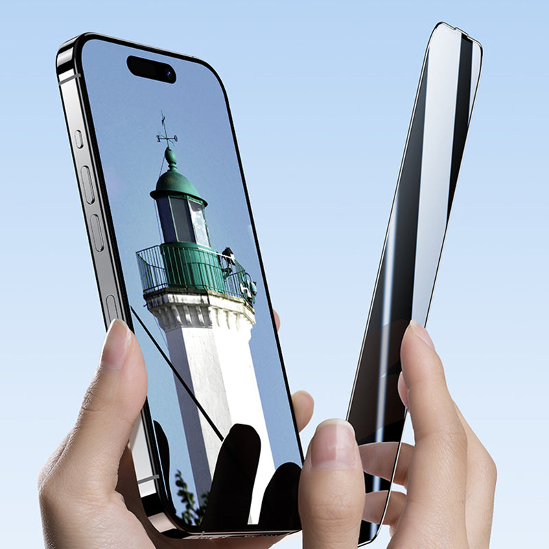 Apple iPhone 16 Pro Max Benks Ultra İnce Kenarlı Privacy Hayalet Ekran Koruyucu + Kolay Uygulama Aparatlı
