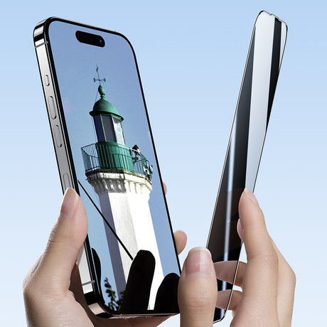 Apple iPhone 16 Pro Max Benks Ultra Shield 0.9mm Çerçeveli 0.3mm Ekran Koruyucu + Kolay Uygulama Aparatlı
