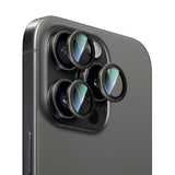 Apple iPhone 16 Pro Max CaseWorld Alloy Serisi Oleofobik Anti Reflective Kamera Lens Koruyucu