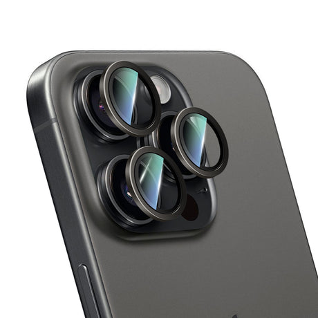 Apple iPhone 16 Pro Max CaseWorld Alloy Two-Color Serisi Lens Koruyucu