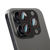 Apple iPhone 16 Pro Max CaseWorld Karbon Fiber Serisi Anti Reflective Ultra Clear Full Kamera Lens Koruyucu