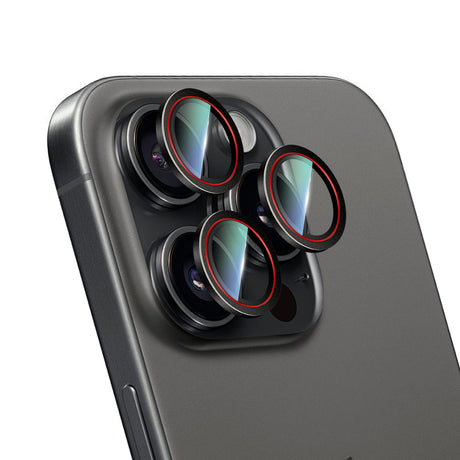 Apple iPhone 16 Pro Max CaseWorld Karbon Fiber Serisi Anti Reflective Ultra Clear Kamera Lens Koruyucu