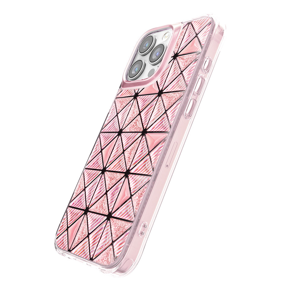 Apple iPhone 16 Pro Max Kılıf 3D Buz Blok Desenli Zore Paris Kairo TPU Kapak