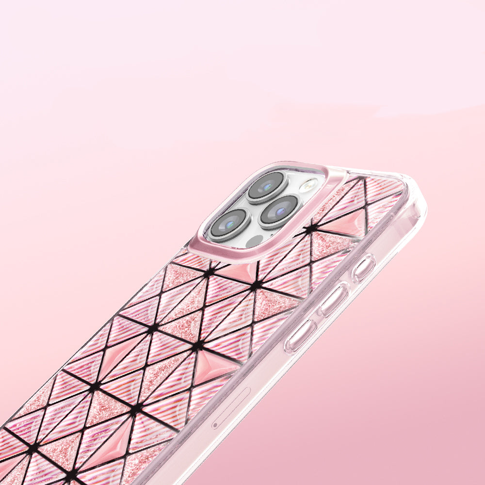 Apple iPhone 16 Pro Max Kılıf 3D Buz Blok Desenli Zore Paris Kairo TPU Kapak