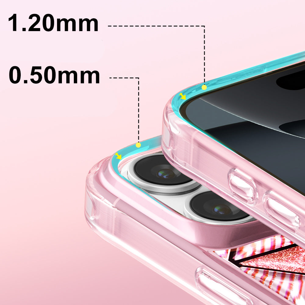 Apple iPhone 16 Pro Max Kılıf 3D Buz Blok Desenli Zore Paris Kairo TPU Kapak