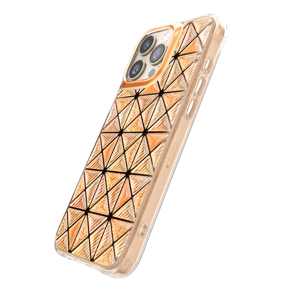 Apple iPhone 16 Pro Max Kılıf 3D Buz Blok Desenli Zore Paris Kairo TPU Kapak