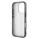 Apple iPhone 16 Pro Max Kılıf AMG Orjinal Lisanslı M-safe Şarj Özellikli IML Baskı Logolu Çift Katmanlı Bow Lines Kapak