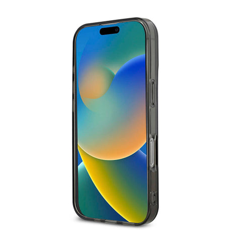 Apple iPhone 16 Pro Max Kılıf AMG Orjinal Lisanslı M-safe Şarj Özellikli IML Baskı Logolu Çift Katmanlı Bow Lines Kapak