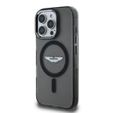 Apple iPhone 16 Pro Max Kılıf Aston Martin Orjinal Lisanslı M-safe Şarj Özellikli IML Baskı Logolu Buzlu Kapak